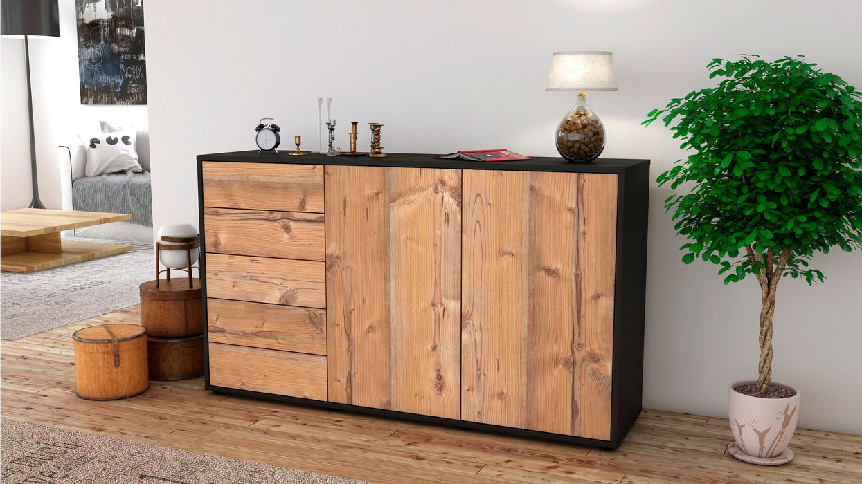 Sideboard Dorentina, Pinie (136x79x35cm)