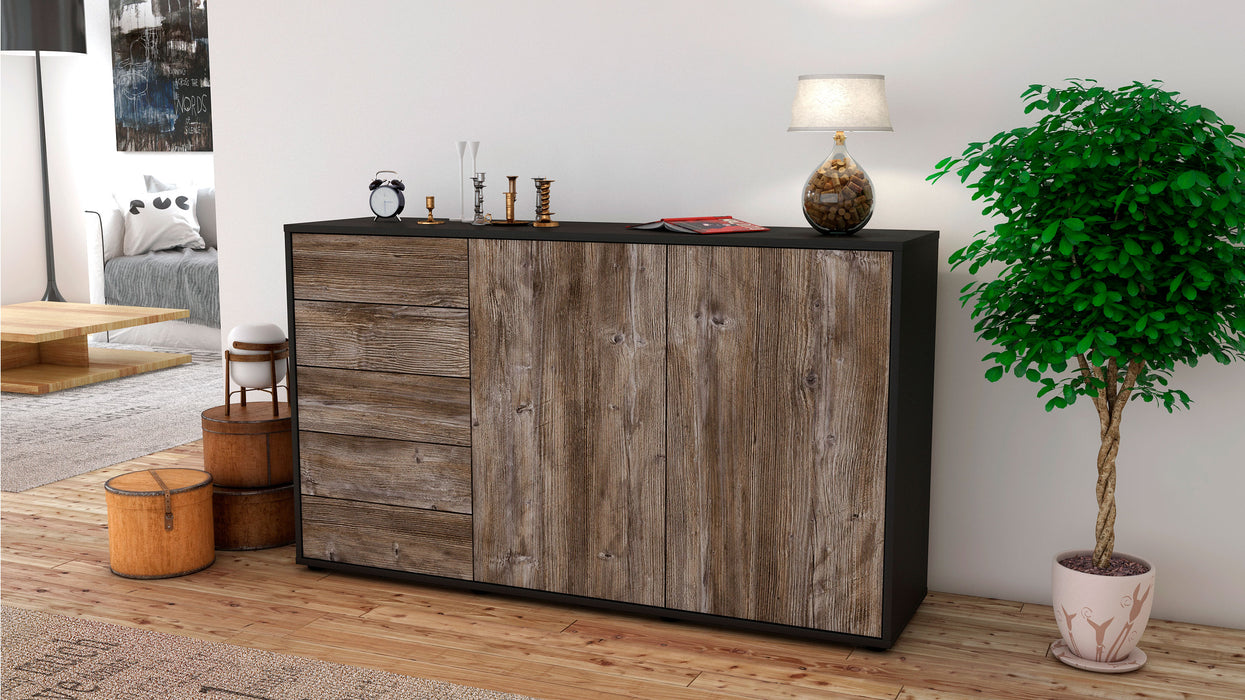 Sideboard Dorentina, Treibholz (136x79x35cm)