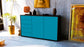 Sideboard Dorentina, Türkis (136x79x35cm)