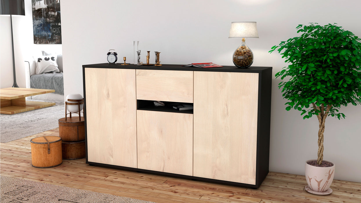 Sideboard Dorina , Zeder (136x79x35cm)