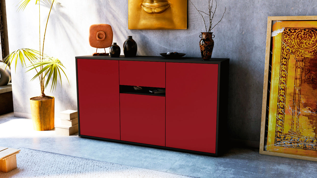 Sideboard Dorina, Bordeaux (136x79x35cm)