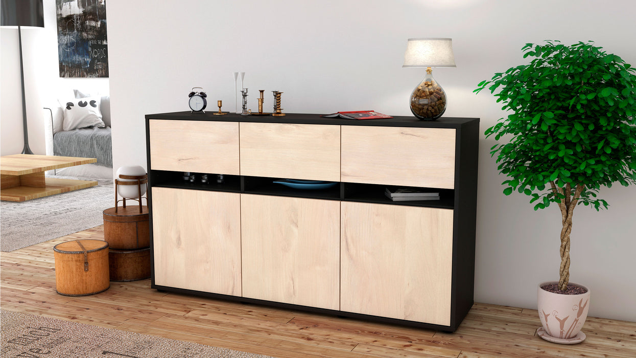 Sideboard Dorinde , Zeder (136x79x35cm)