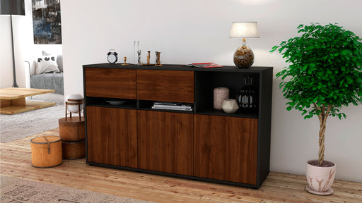 Sideboard Dorotea, Walnuss (136x79x35cm)