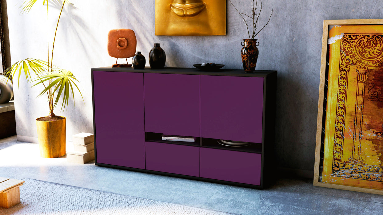 Sideboard Ebe, Lila (136x79x35cm)