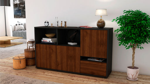 Sideboard Eda, Walnuss (136x79x35cm)