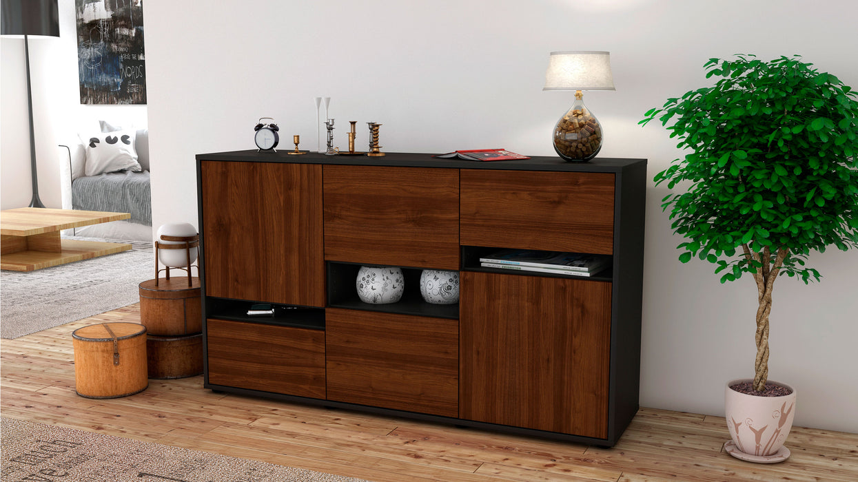 Sideboard Egizia, Walnuss (136x79x35cm)