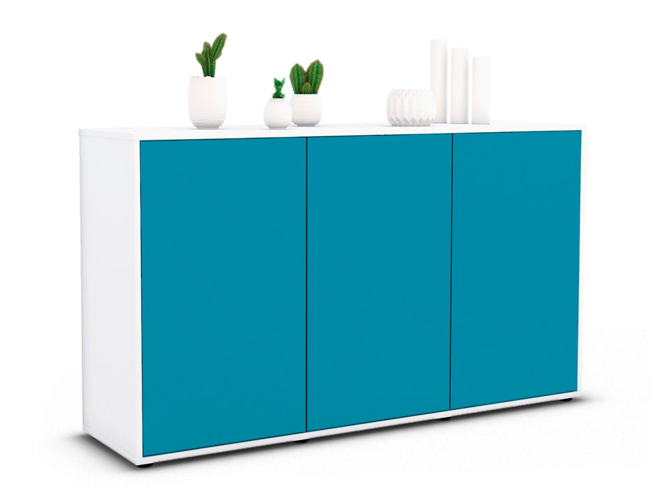 Sideboard Delia, Türkis (136x79x35cm)