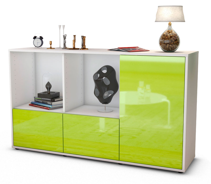 Sideboard Dolcia, Grün (136x79x35cm)