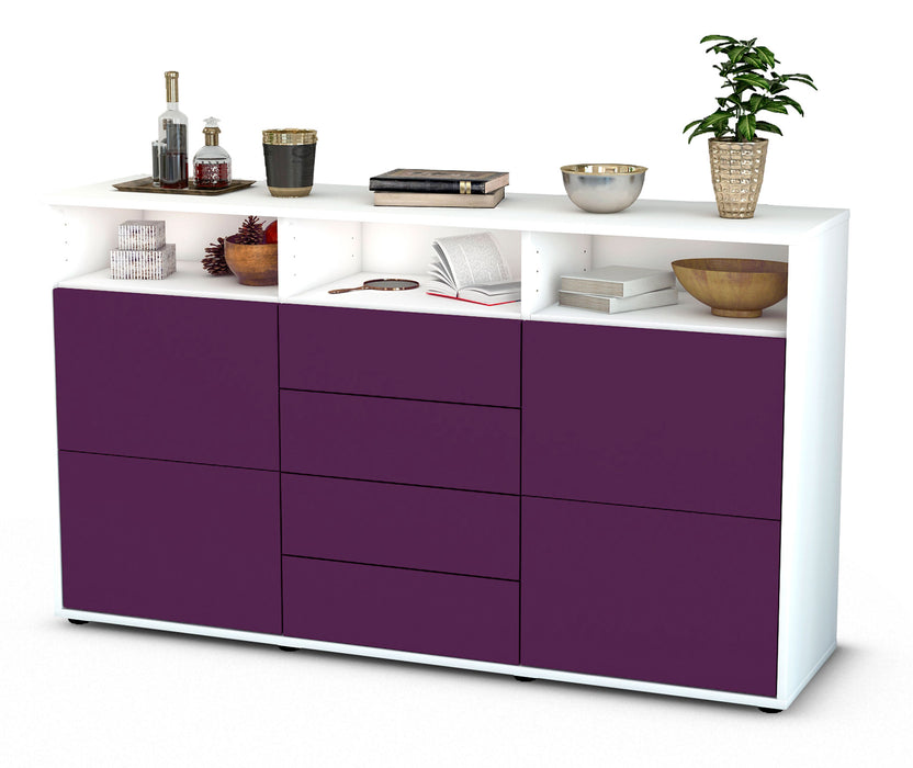 Sideboard Donabella, Lila (136x79x35cm)