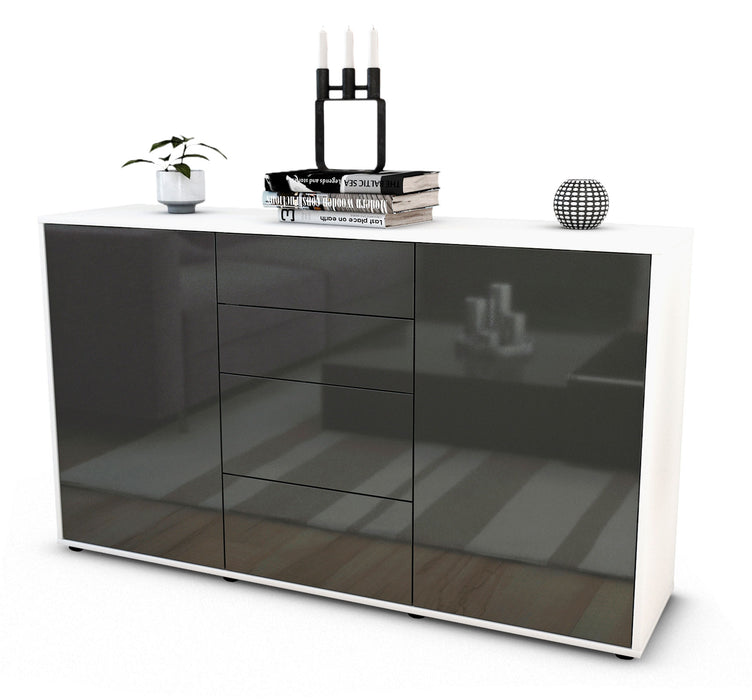 Sideboard Donna, Grau (136x79x35cm)