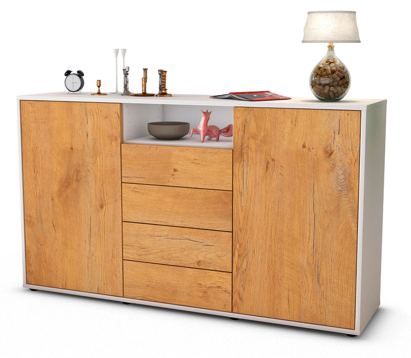 Sideboard Donnice, Eiche (136x79x35cm)