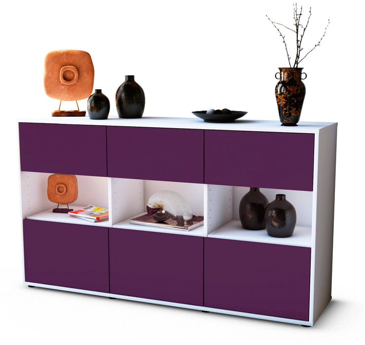 Sideboard Dorett, Lila (136x79x35cm)