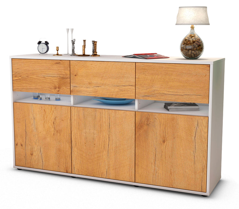 Sideboard Dorinde, Eiche (136x79x35cm)