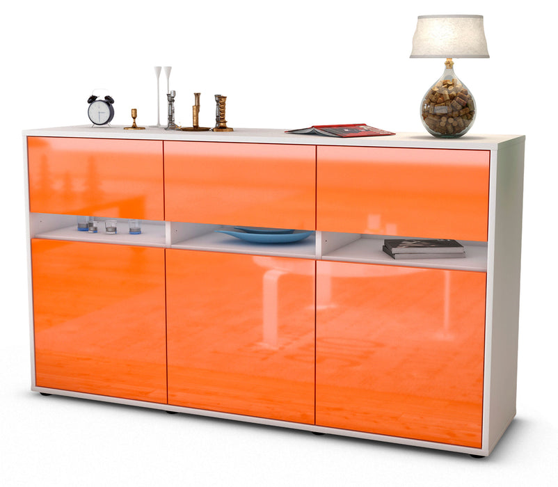 Sideboard Dorinde, Orange (136x79x35cm)