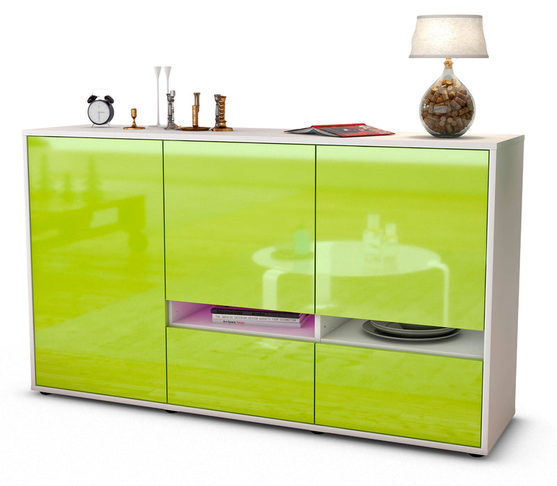 Sideboard Ebe, Grün (136x79x35cm)