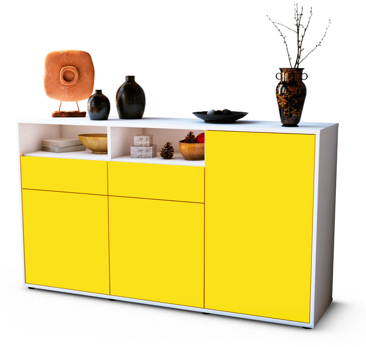 Sideboard Editta, Gelb (136x79x35cm)