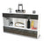 Sideboard Efisia, Grau (136x79x35cm)