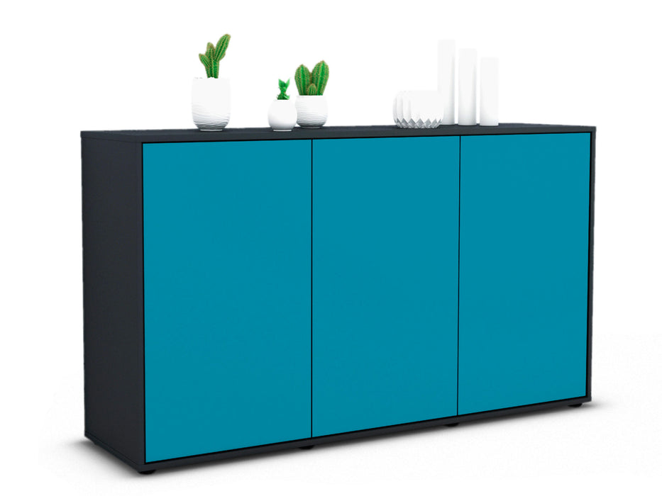 Sideboard Delia, Türkis (136x79x35cm)