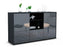 Sideboard Diellza, Grau (136x79x35cm)