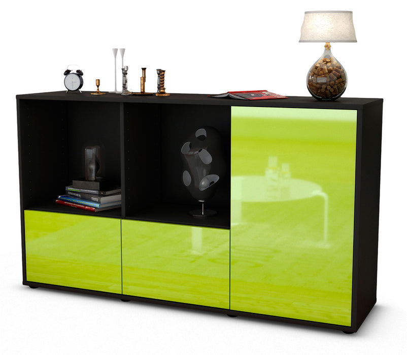 Sideboard Dolcia, Grün (136x79x35cm)