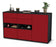 Sideboard Domi, Bordeaux (136x79x35cm)