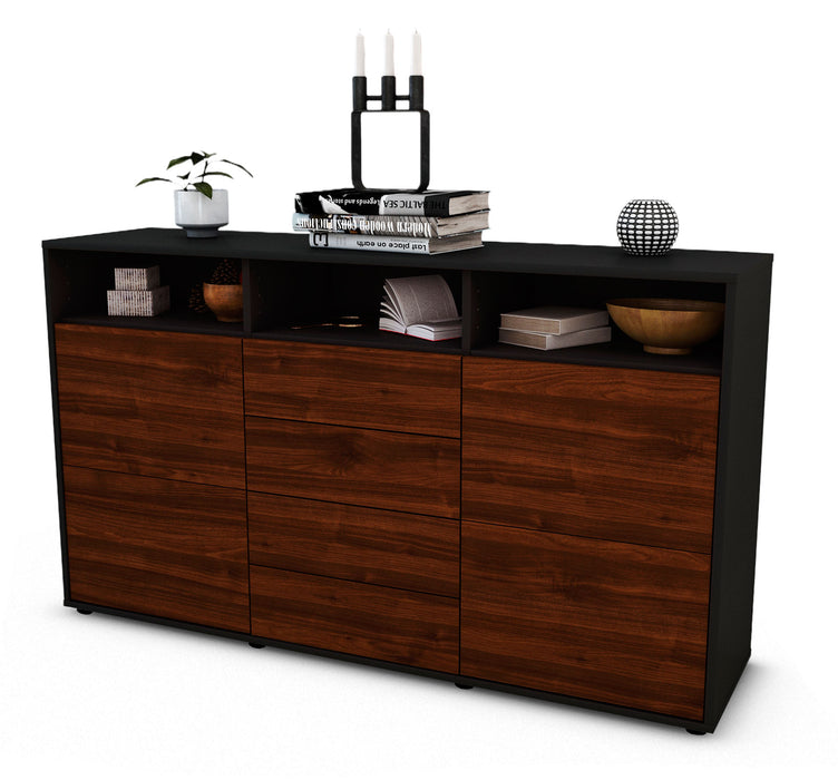 Sideboard Donabella, Walnuss (136x79x35cm)