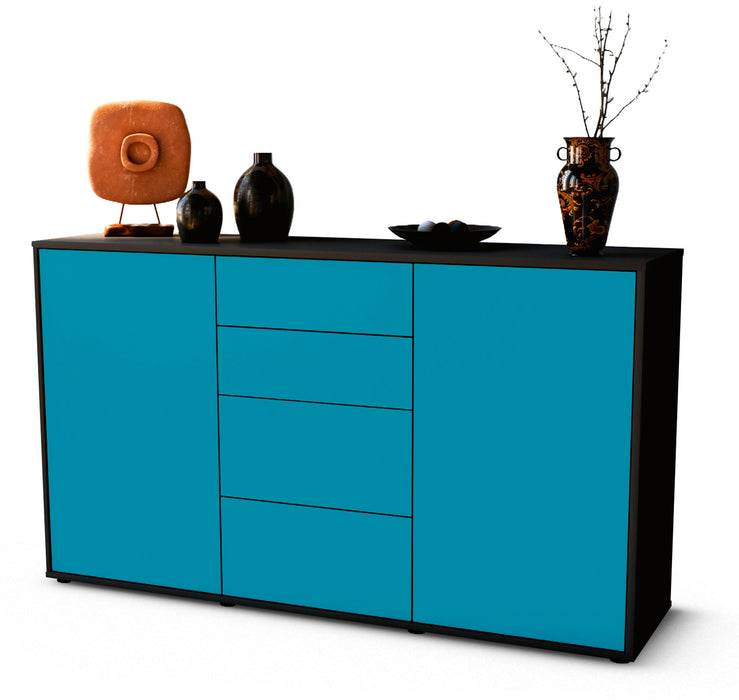 Sideboard Donna, Türkis (136x79x35cm)