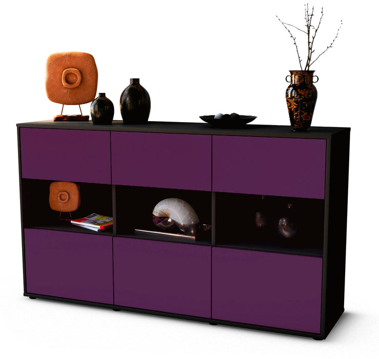 Sideboard Dorett, Lila (136x79x35cm)