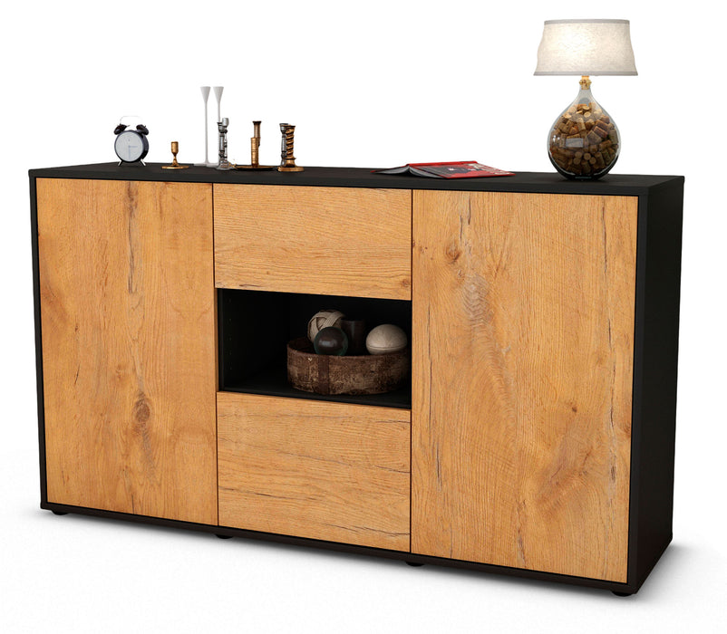 Sideboard Doriana, Eiche (136x79x35cm)