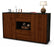 Sideboard Doriana, Walnuss (136x79x35cm)