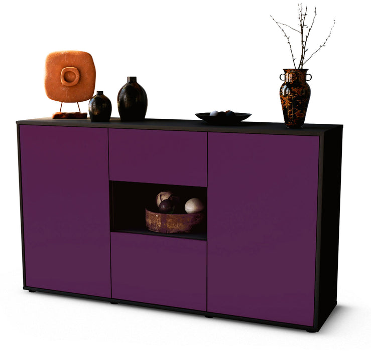 Sideboard Doriana, Lila (136x79x35cm)