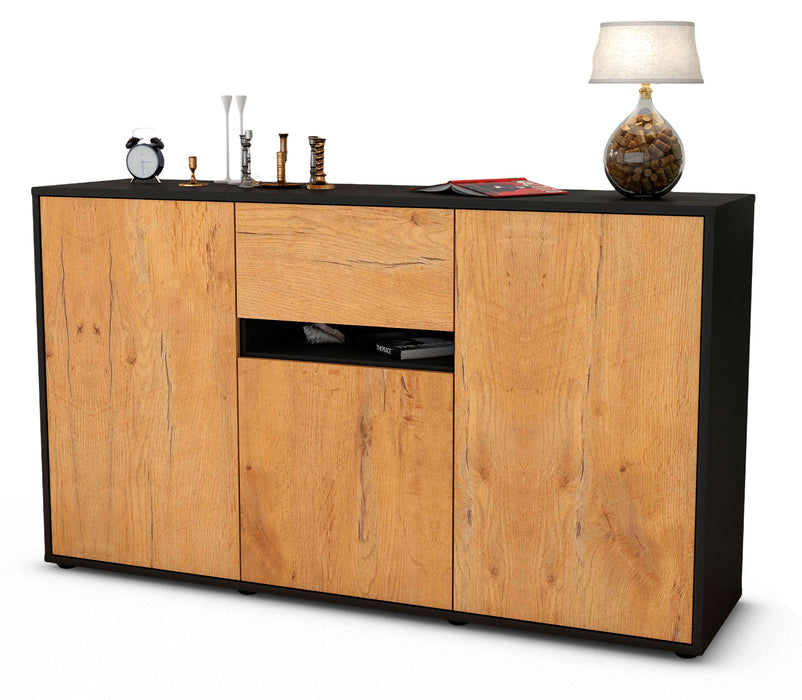 Sideboard Dorina, Eiche (136x79x35cm)