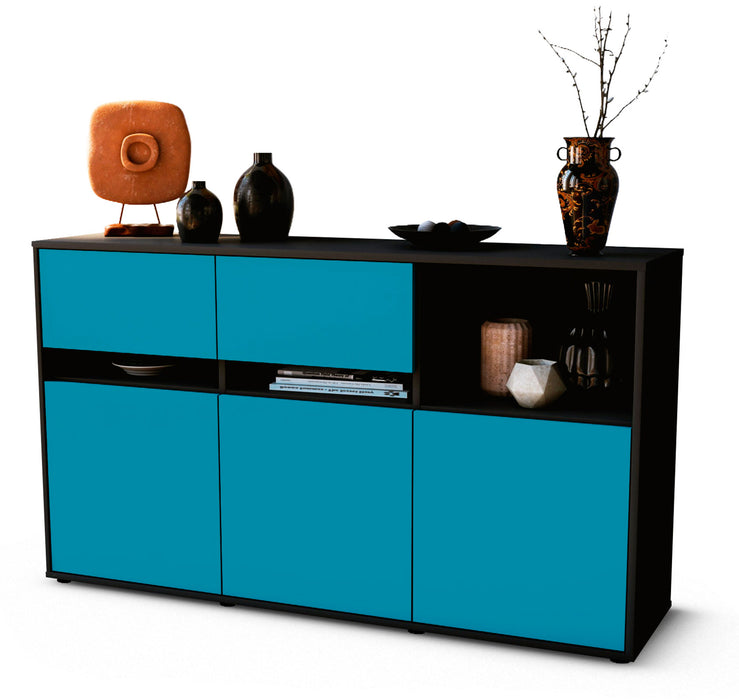 Sideboard Dorotea, Türkis (136x79x35cm)