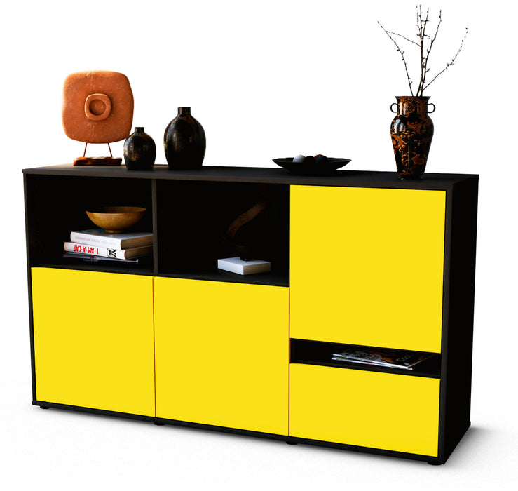 Sideboard Eda, Gelb (136x79x35cm)