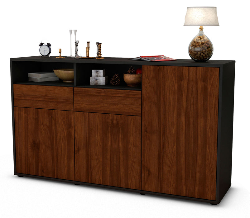 Sideboard Editta, Walnuss (136x79x35cm)