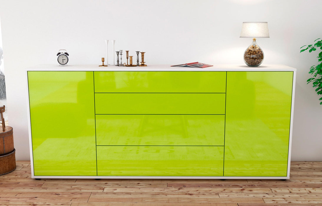 Sideboard Elettra, Grün (180x79x35cm)