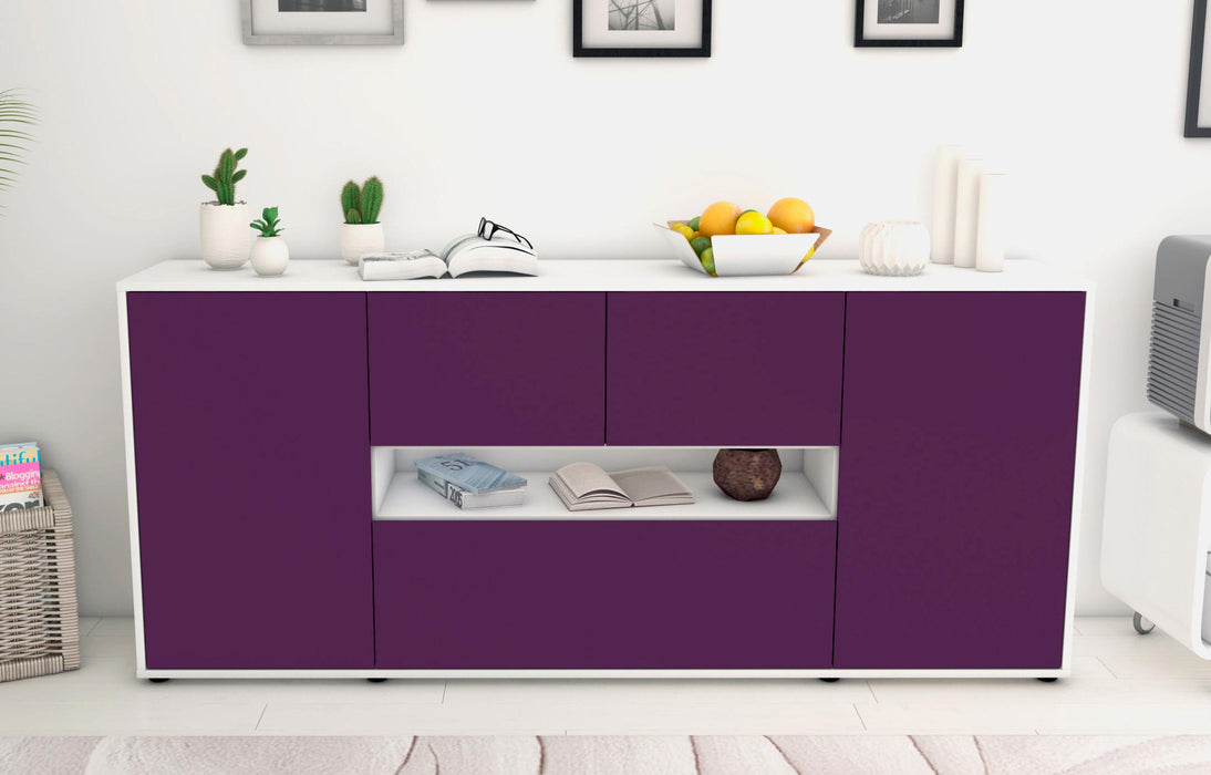 Sideboard Elisabetta, Lila (180x79x35cm)