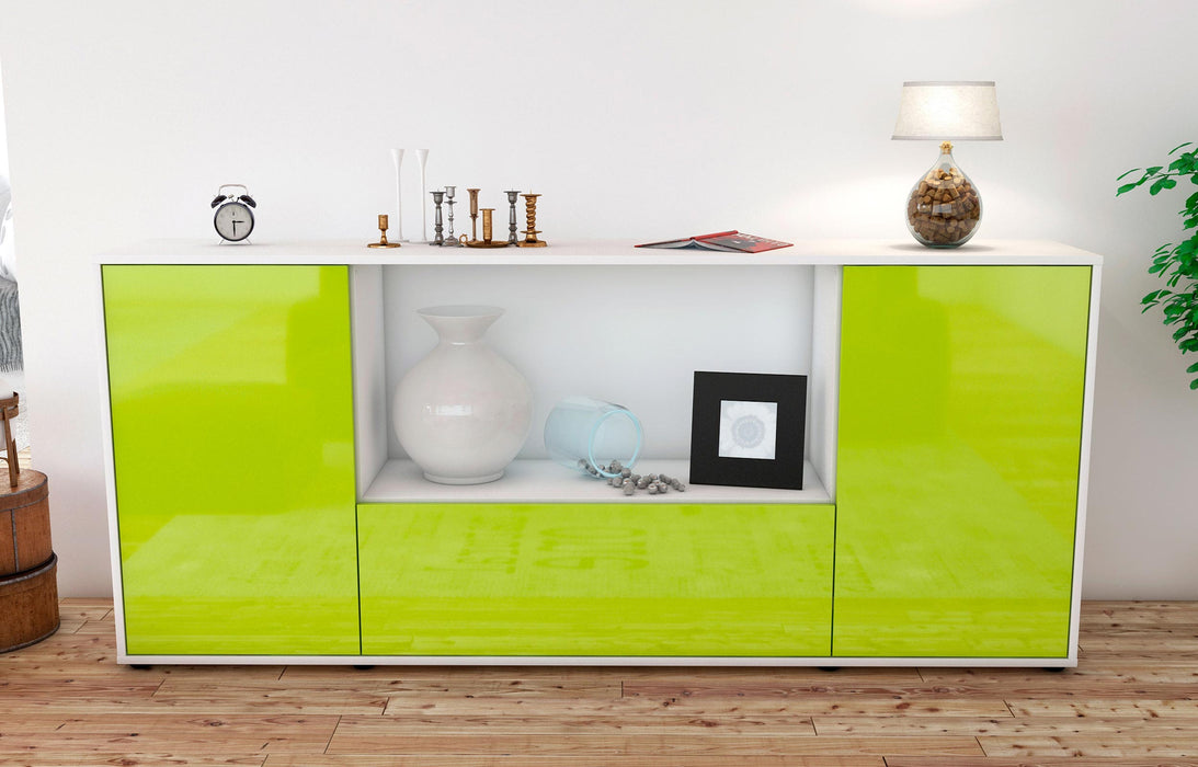 Sideboard Ella, Grün (180x79x35cm)