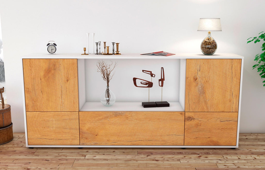 Sideboard Elvezia, Eiche (180x79x35cm)