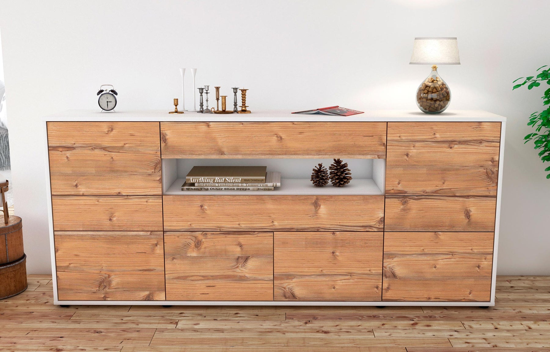 Sideboard Emerelda, Pinie (180x79x35cm)