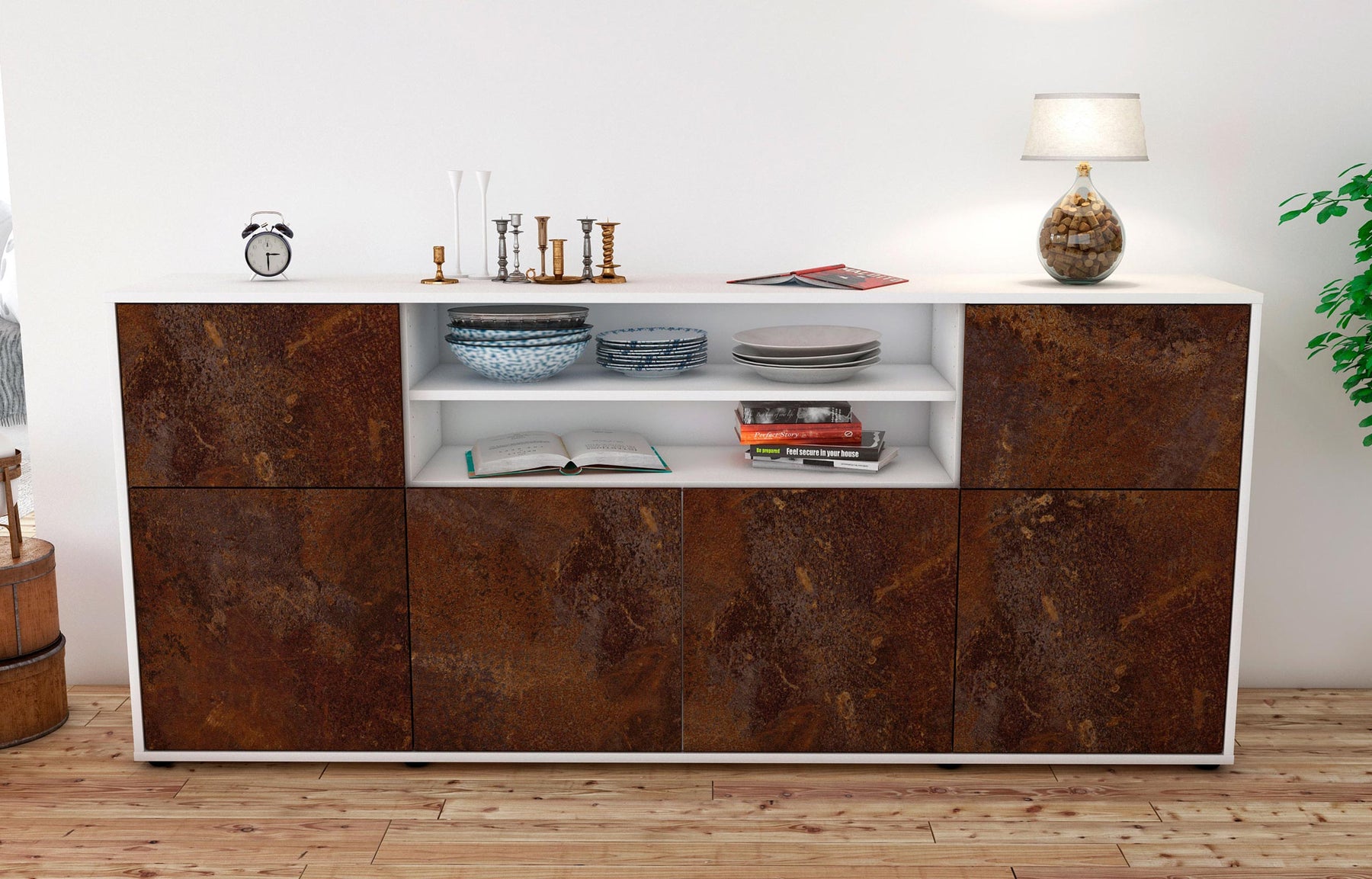 Sideboard Ermelina, Rost (180x79x35cm)