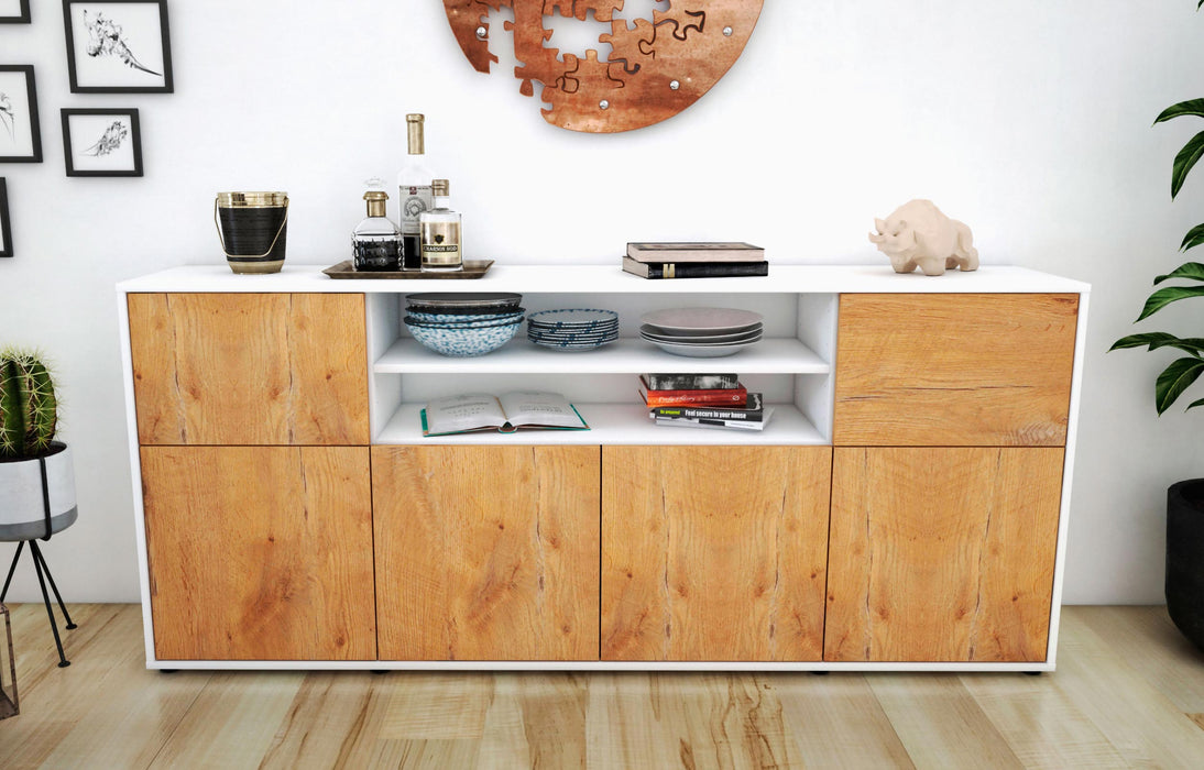 Sideboard Ermelina, Eiche (180x79x35cm)