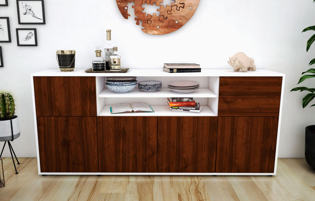 Sideboard Ermelina, Walnuss (180x79x35cm)