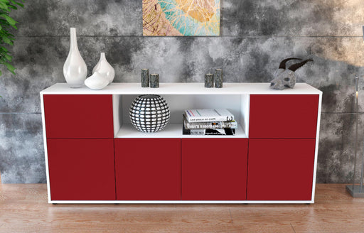 Sideboard Ermentrude, Bordeaux (180x79x35cm)