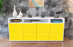 Sideboard Evita, Gelb (180x79x35cm)