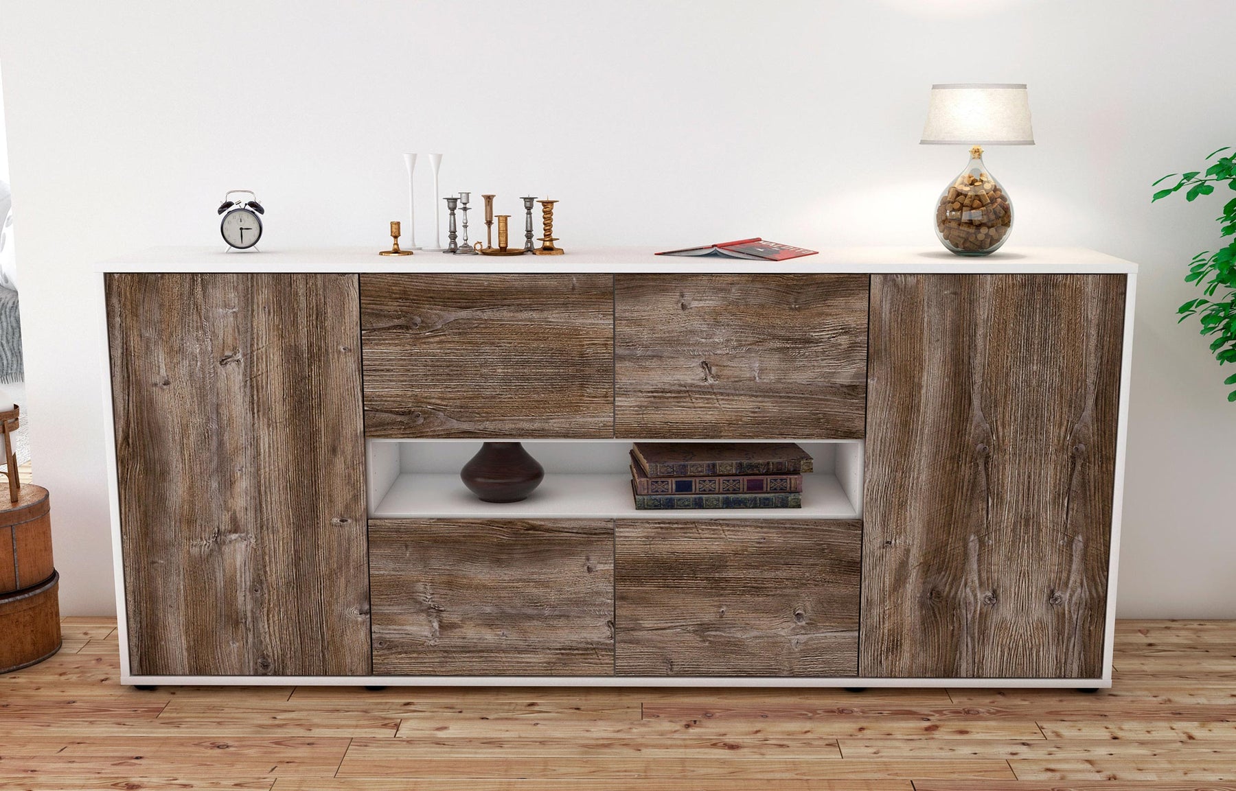 Sideboard Farina, Treibholz (180x79x35cm)