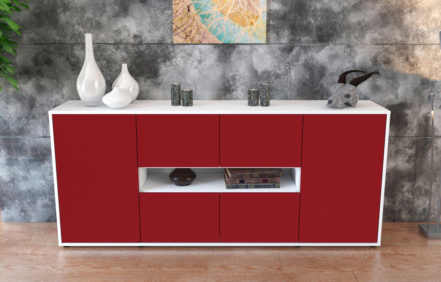 Sideboard Farina, Bordeaux (180x79x35cm)