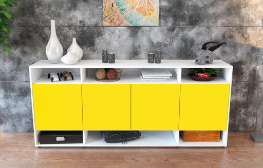 Sideboard Felia, Gelb (180x79x35cm)