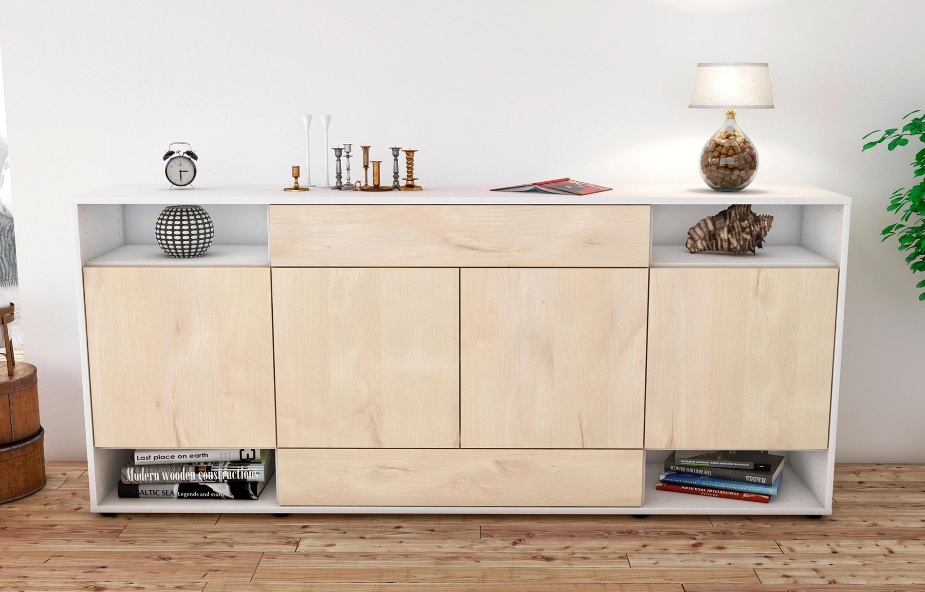 Sideboard Felicia, Zeder (180x79x35cm)