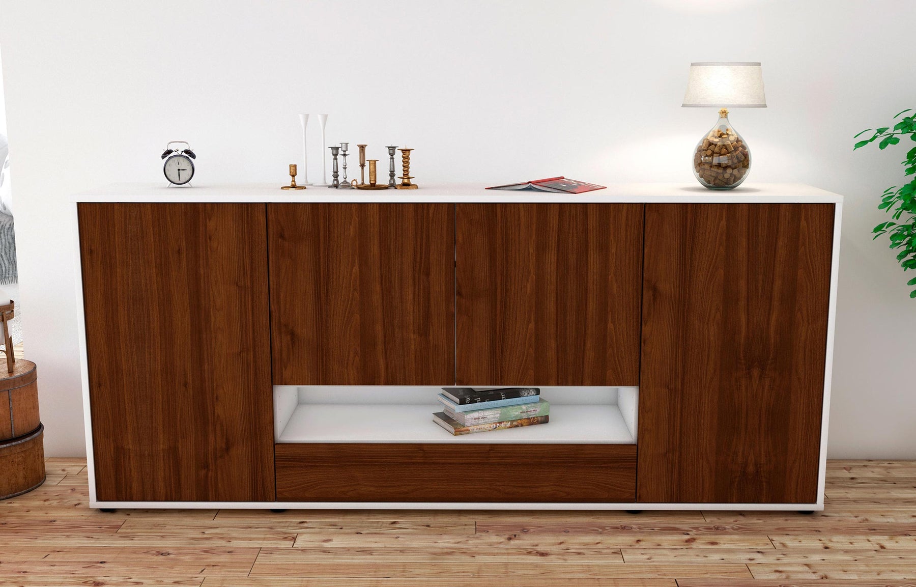 Sideboard Felicitas, Walnuss (180x79x35cm)